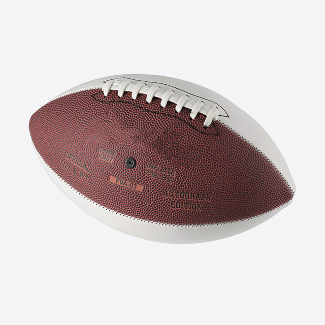 कस्टम मुद्रित लोगो मशीन-सिले अमेरिकी फुटबॉल मैच बॉल गेम समग्र OEM